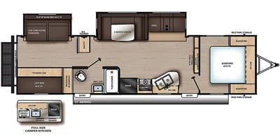 2021 Forest River Coachmen Catalina Legacy 323BHDSCK Towable trailer in La Crosse