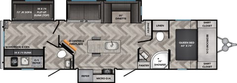 Spacious floor plan that will give you a feel of home. 