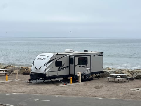 Faria Campground, Ventura. Fall asleep to the sounds of the waves, one of our favorite spots