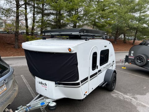 Intech Luna Off-road Teardrop w/ optl Annex Room Towable trailer in Brentwood