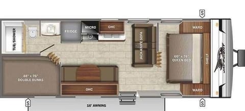 Jayco Jay Flight - Fully Stocked and Pet Free Towable trailer in Columbus