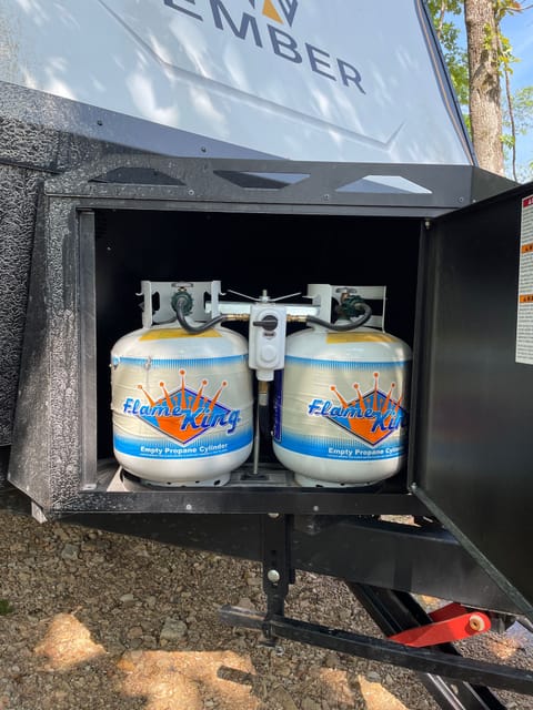 Dual propane setup