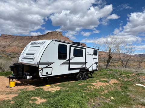 2022 Winnebago Micro Minnie 2306 BHS Towable trailer in Zion National Park