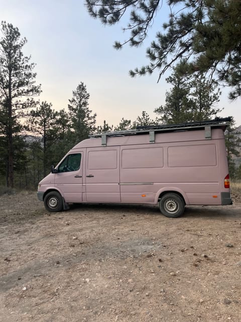 Sprinter Van w wooden cabin, heater, queen bed Campervan in Lakewood