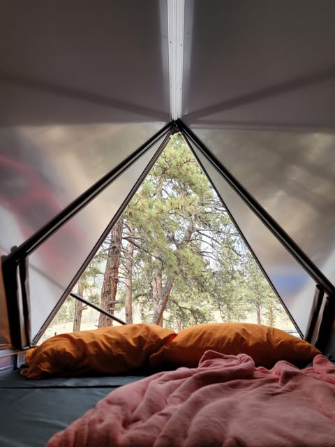 top bunk with triangles open