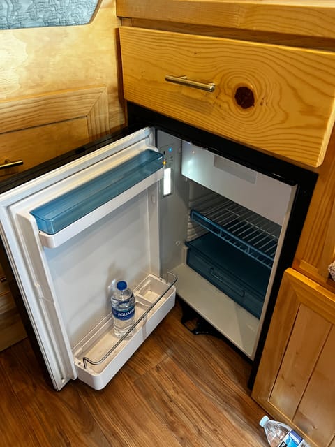 12v Dometic refrigerator.