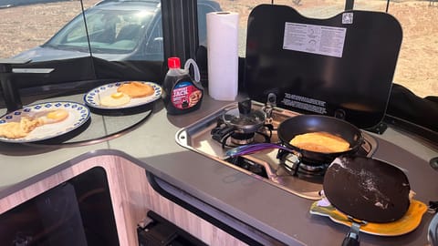 Breakfasts are great in the Basecamp!