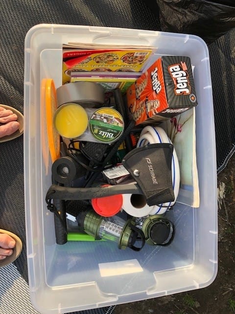 Bin Full of Goodies for your Trip. Check it out.