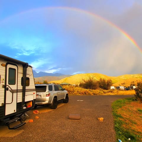 Make your next best memory in this short and light easy to tow travel trailer.