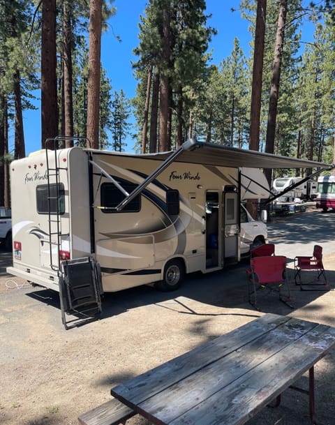 My rental customers beautiful campsite in Vail, Colorado! 