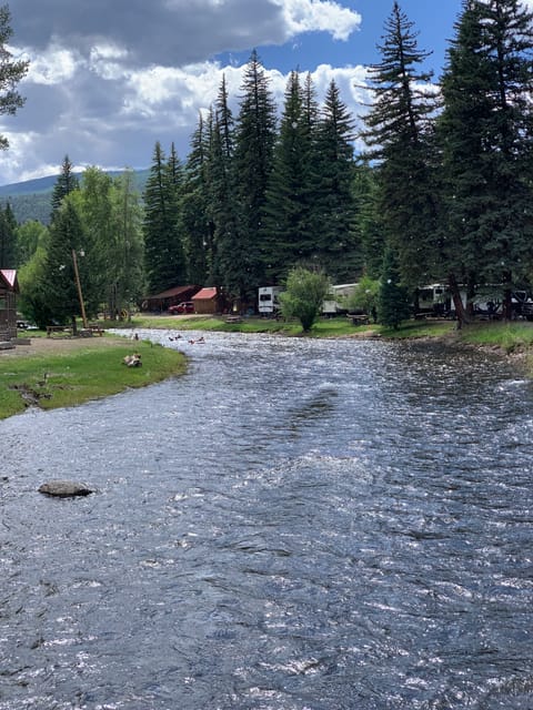 A river that runs thru the entire park. You can tube down it too! So much fun!