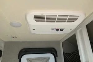 A/C unit, heater and fan. 