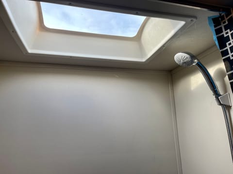 Shower and skylight