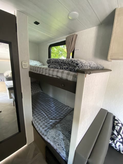 2 Bunk beds. With fresh linens for every new guest!
