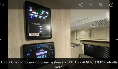 Great sound system with separate volume control for indoor and outdoor!