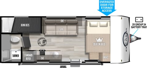 2023 ozarkBHadventures Towable trailer in Katy