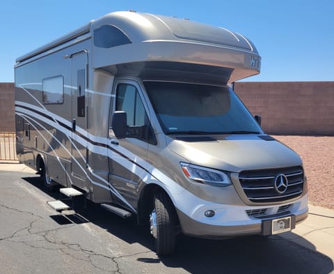 Travel and camp in Mercedes luxury!  2022 Winnebago Navion 24D, ready for your next adventure.