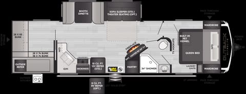 2022 Keystone Outback Ultra-Lite BunkHouse Towable trailer in Rockwall