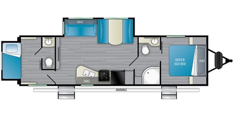 Gives you a better idea of the floor plan all at once. 