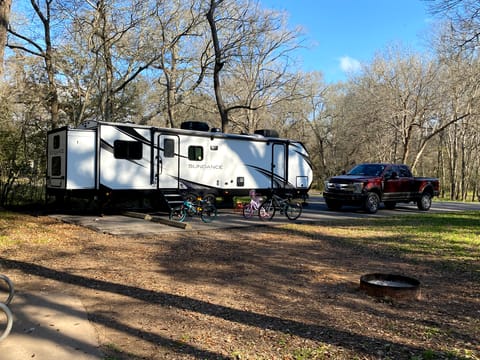 All set up at Brazosbend State Park in Needville, Texas.