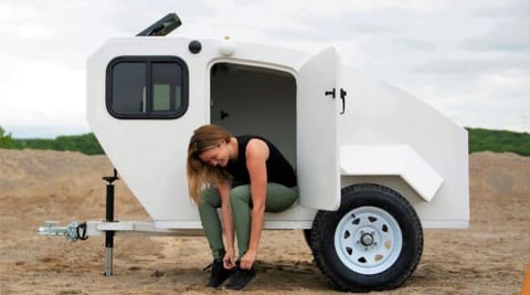 Meet Off-Grid: 2022 Ultra-light EV Tear Drop Towable trailer in Breckenridge