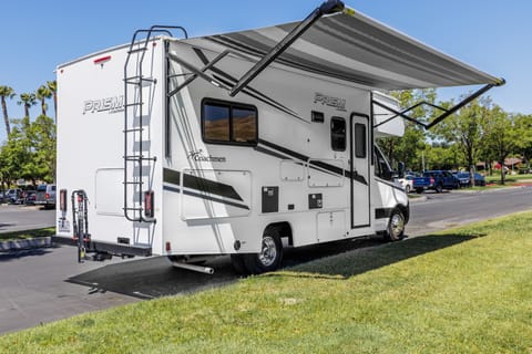 2023 Prism 2150 CB exterior - awning out.