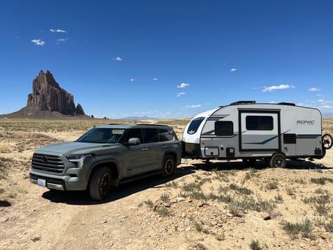 Off-roading at Shiprock