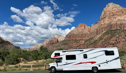 Our awesome renter took this in Zion!