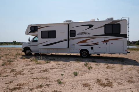 The Living Room slide out isn’t even the biggest slide out on the RV. Also there is plenty of under carriage storage as well as any many extras!