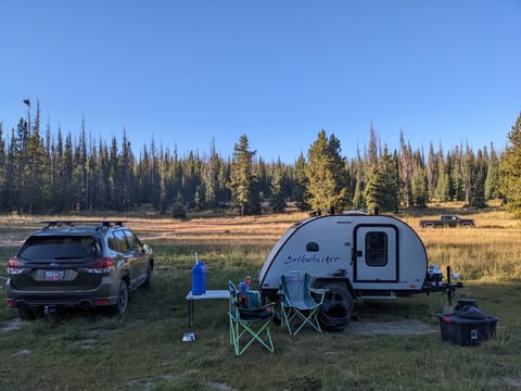 Simple set up in the Uinta mountains. 