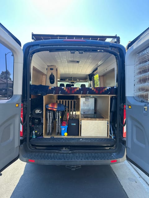 ClifFORD the Big Black Van. The perfect tiny family camper! Cámper in Dana Point