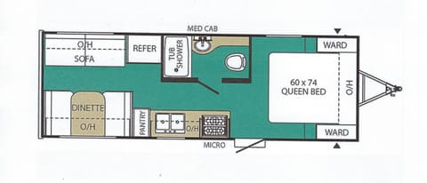 The manufacturers floor plan