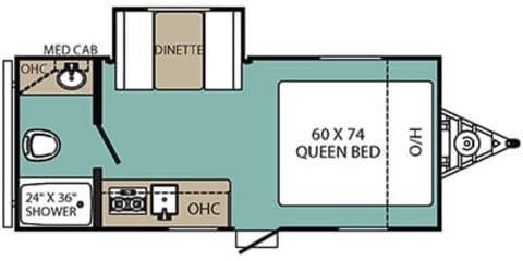 2018 Viking 17FQS “Astrid” Towable trailer in Lacey