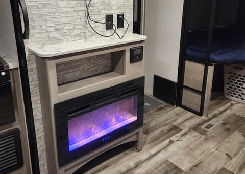 Electric fireplace/entertainment center