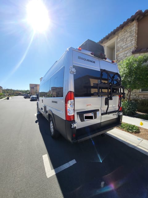 Brand new 2023 Thor Sequence 20J equipped with a Thule Bike Rack for 2 and a super quiet solar generator.