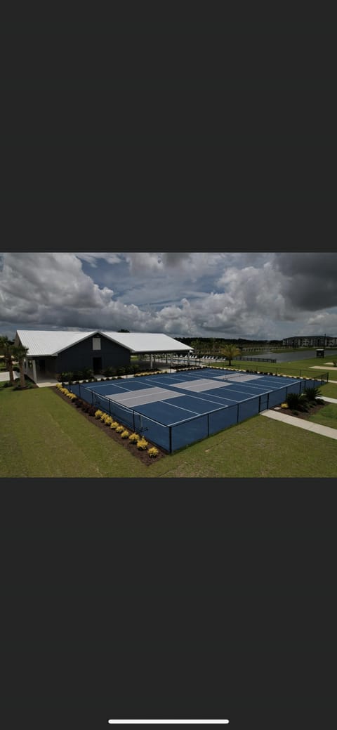 3 pickle ball courts 