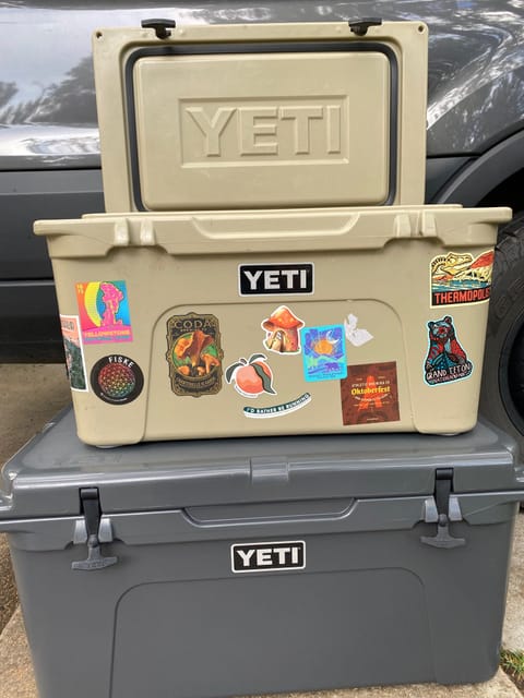 Yeti tundra 45 cooler , Yeti tundra 65 cooler. 