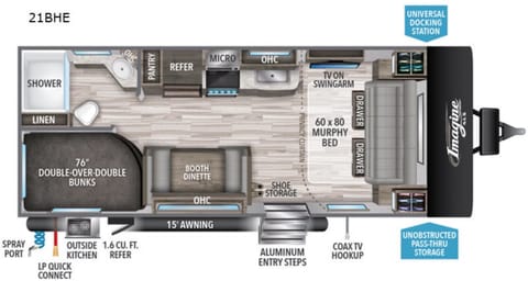 2020 Grand Design Imagine XLS Towable trailer in Puyallup