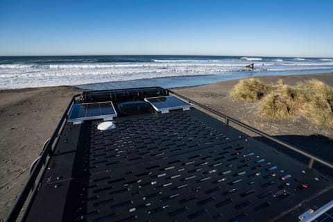 2021 Ford Transit AWD, 200 miles a day, Hot indoor shower, roof deck Campervan in Troutdale