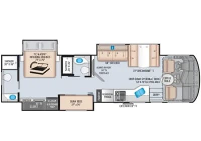 N Central FL: 2022 Thor Miramar-Master Suite, 2 Full Baths & Bunk Bed Vehículo funcional in Astor