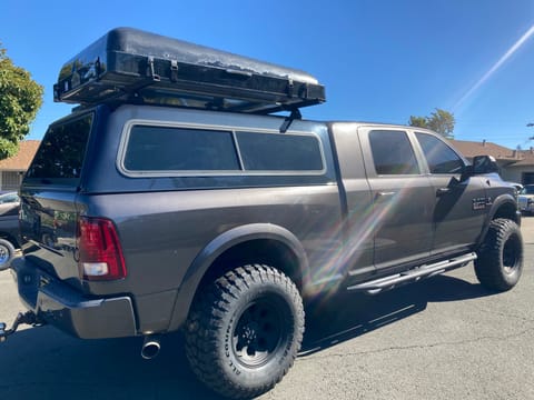 2017 Ram 2500 Mega Cab Cummins 4x4 with XL Rooftop Tent Drivable vehicle in Vallejo