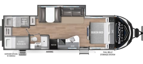 2023 31' Cruiser RV Shadow Cruiser Bunk Room Towable trailer in Penn Valley