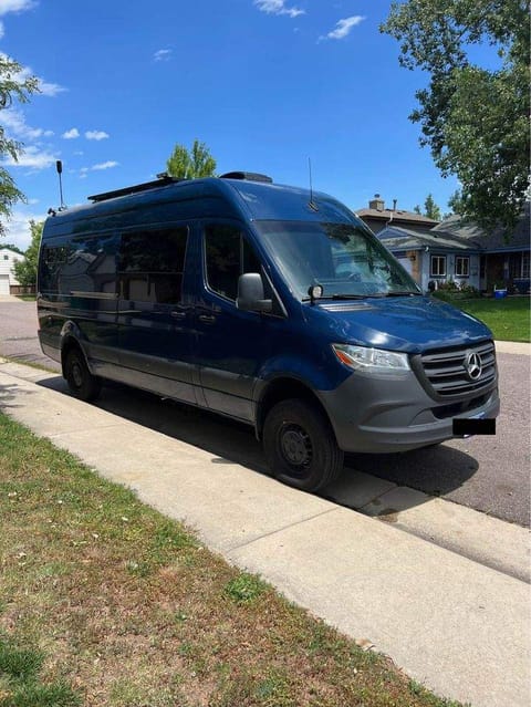 Brilliant Blue Hobbit Hole Campervan in Longmont