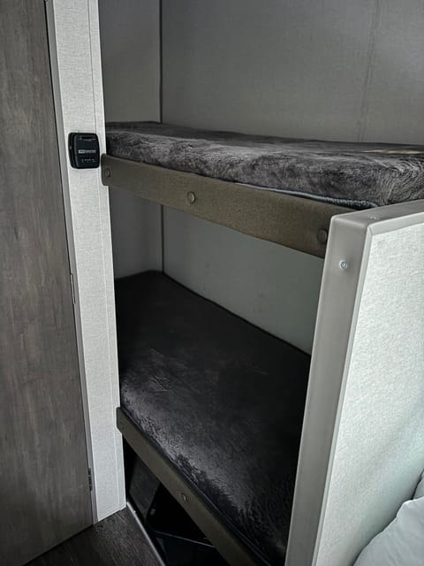 Bunk bed with charge ports