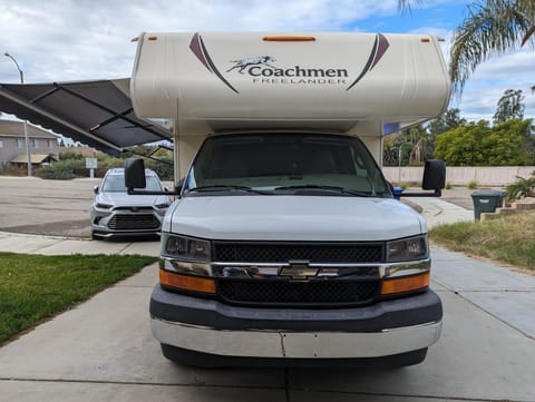 Front view of Chevy 4500.