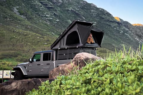 You can charge all your electronics from inside the jeep