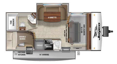 2022 Jayco Jay Feather Micro Towable trailer in Norton Shores