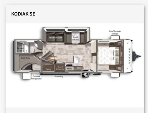 Large Family Travel Trailer! Remorque tractable in Eaton