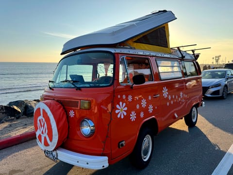 Parked along the PCH in Malibu