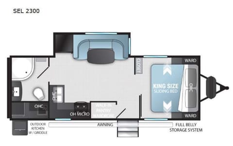 The floor plan. 